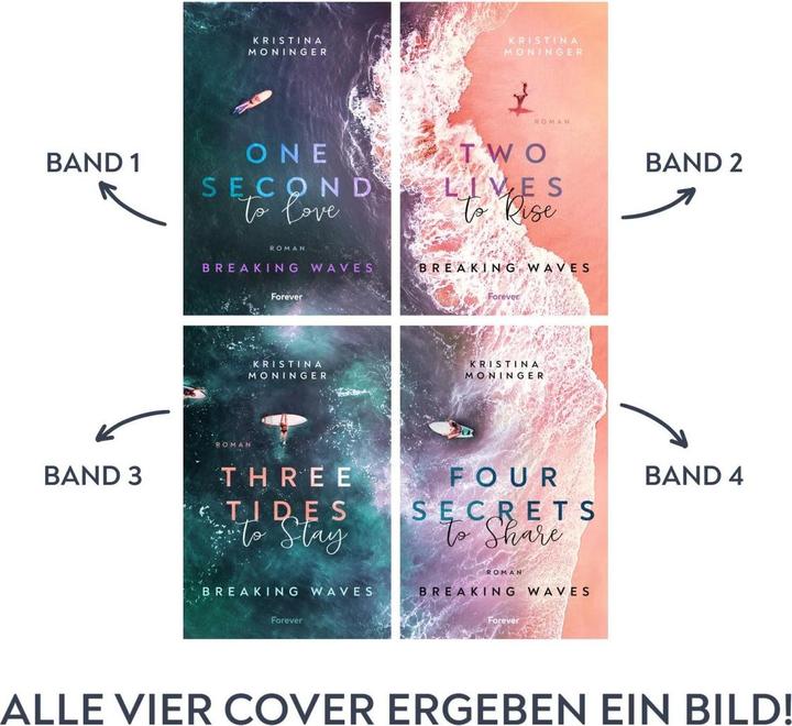 Image du produit Three Tides to Stay (Breaking Waves 3) (Allemand, Kristina Moninger, 2024)