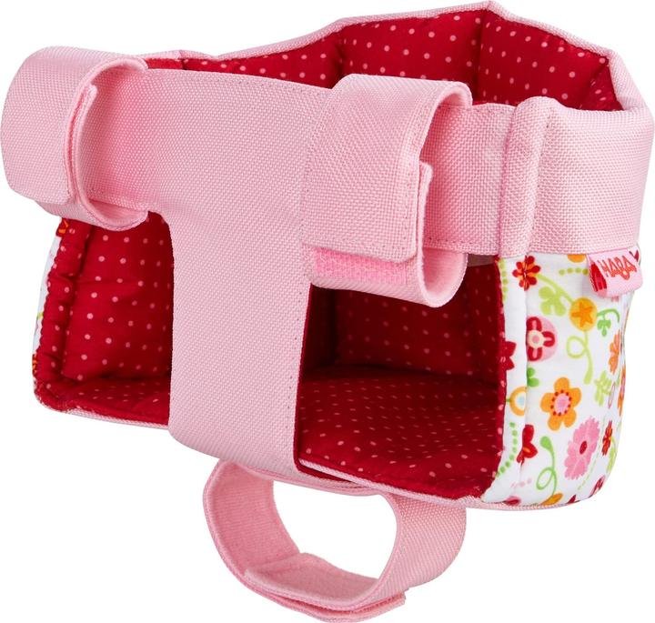 Image du produit Haba Siège de bicyclette pour poupée - Pré fleuri