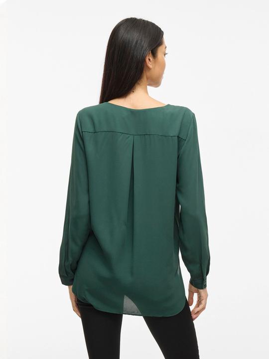 Image du produit Vila Chemise à col fendu High Low (S)