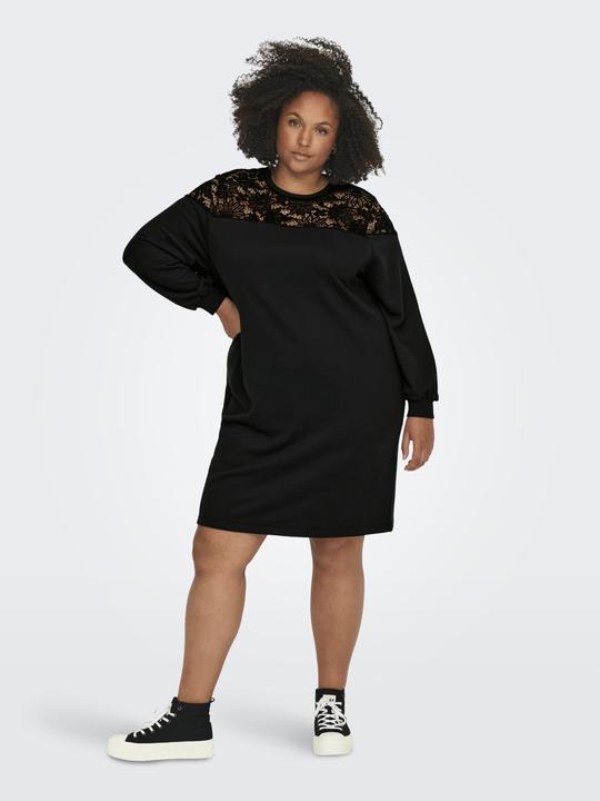 Image du produit Only Robe curvy en dentelle à manches longues (M)