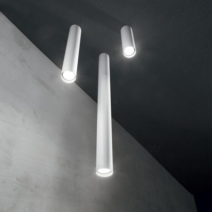 Image du produit Ideal lux LOOK GU10 plafonnier ⌀60mm dimmable blanc blanc chaud 233352 (640 lm, GU10)
