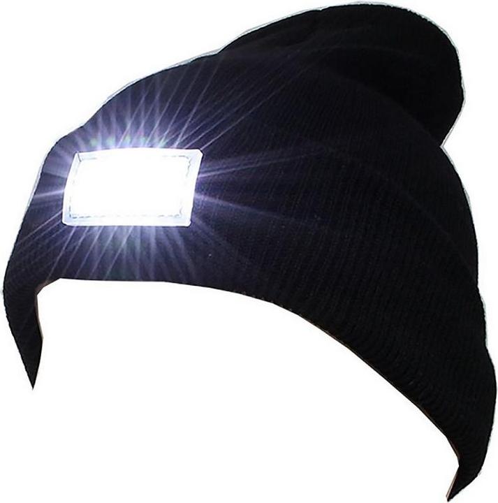 Produktbild JTI Mütze mit LED-Lampe - Schwarz (18 - 20)