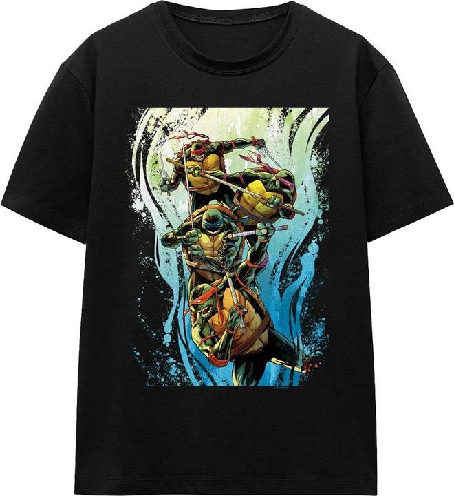 Teenage Mutant NT Cool Rainbow Warriors TShirt (M)