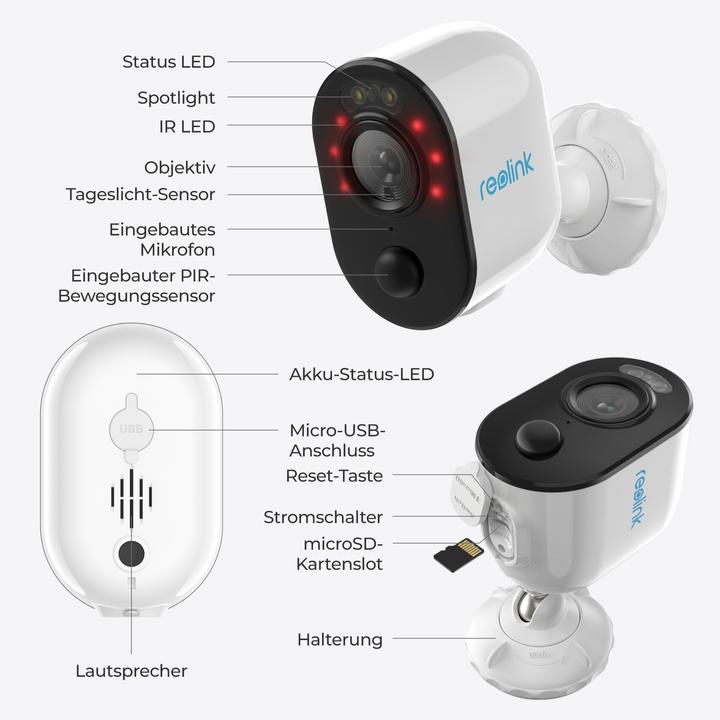 Actual product image Reolink Home Hub Argus B310 Security System (2304 x 1296 Pixels)