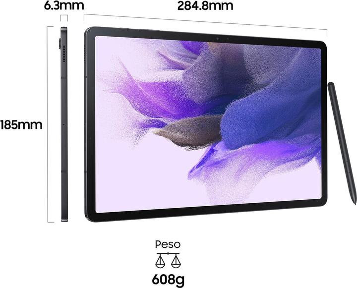 Produktbild Samsung Galaxy Tab S7 FE (nur WLAN, 12.40", 64 GB, Mystic Black)