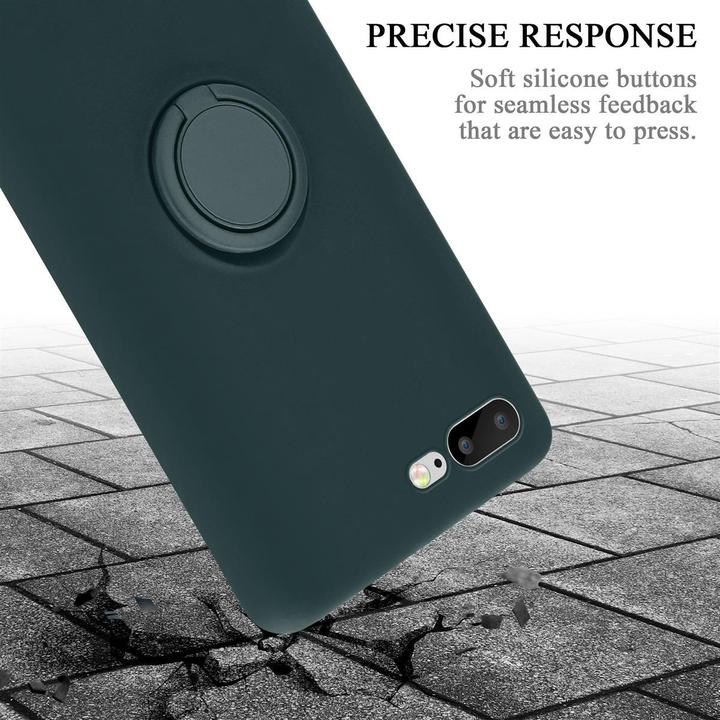 Productafbeelding Cadorabo TPU Vloeibare Ring Silicone Hoesje (Apple iPhone 7 Plus, Apple iPhone 7s Plus)
