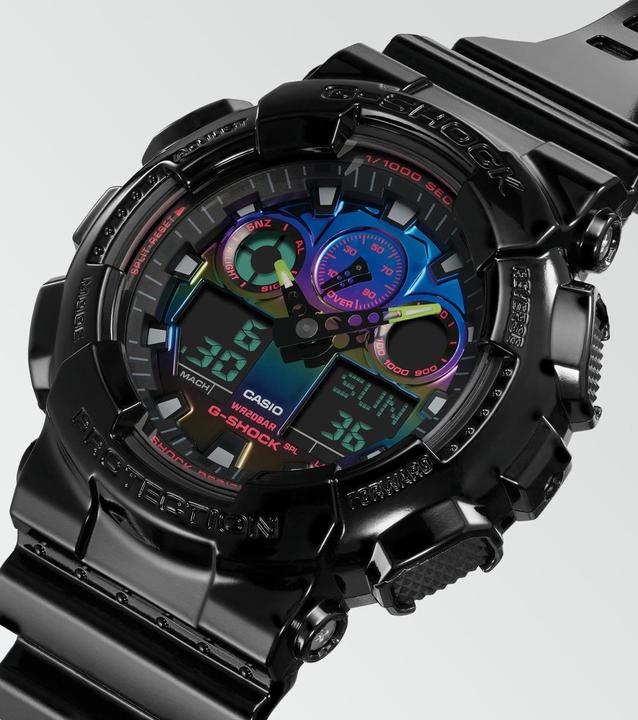 Image du produit Casio GA-100RGB-1AER (Montre de plongée, 51 mm)