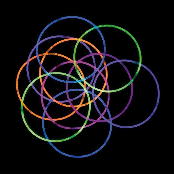 Immagine prodotto Magni 9902333 - Collane luminose a scatto, 10 pezzi, 56 cm, plastica, collana luminosa