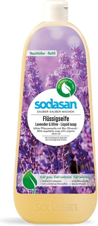 Image du produit Sodasan Pflanzenseife Lavendel-Olive Bio (Savon liquide, 1000 ml)