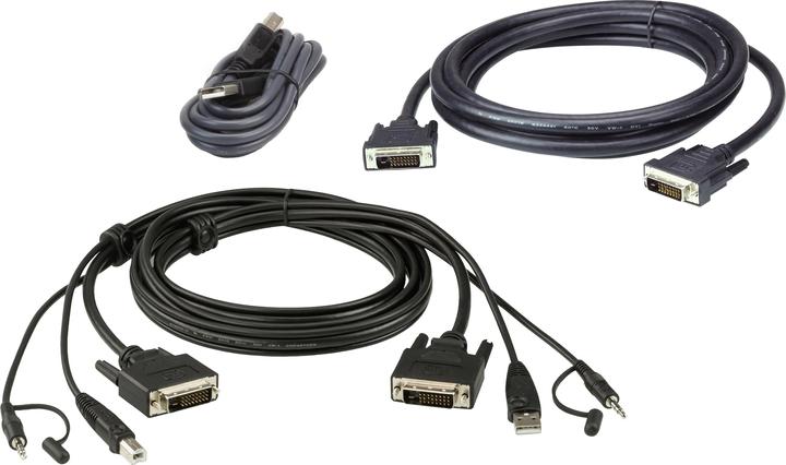 Actual product image Aten 2L-7D02UDX3 KVM cable set