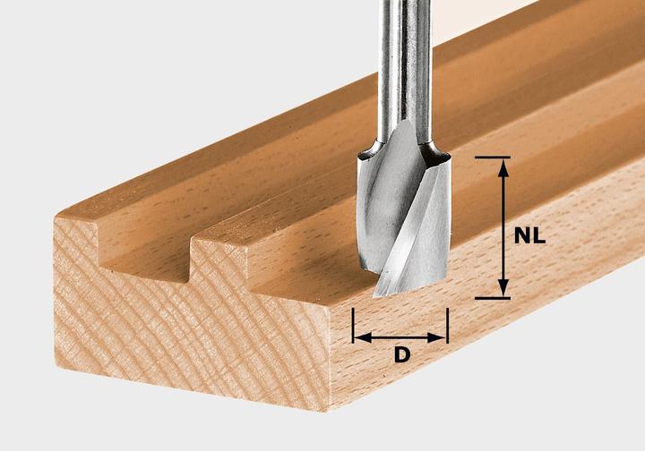 Actual product image Festool Spiral Groove Cutter HS Spi S8 D12/20
