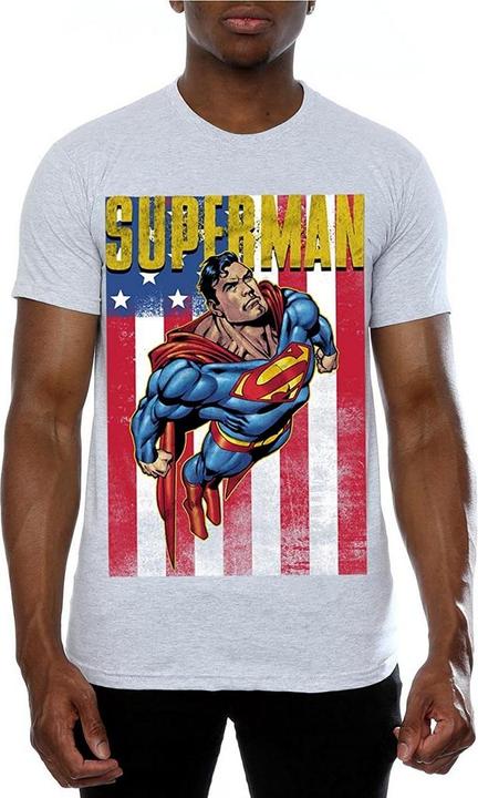 Image du produit Superman T-shirt Mens Flight Heather (XL)