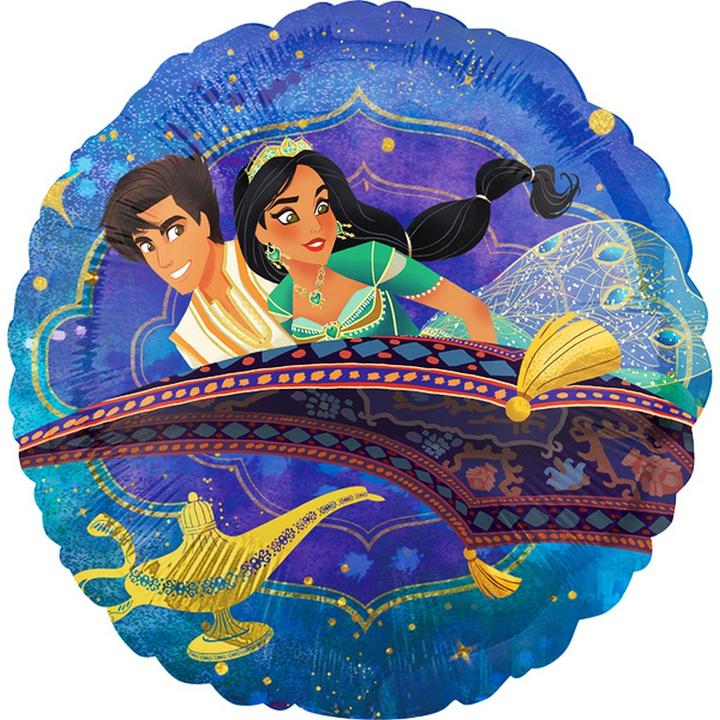 Immagine prodotto Aladdin Palloncino in foil a forma di cerchio con tappeto volante