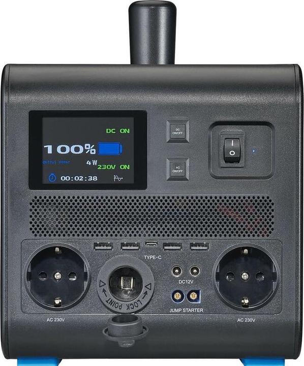 Produktbild Ective BlackBox 15 Lithium Powerstation 1500W 1497Wh Akku USB 12V 230V Camping (1497 Wh, 20 kg)