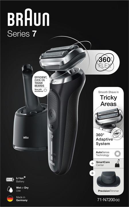 Actual product image Braun Series 7 electric shaver