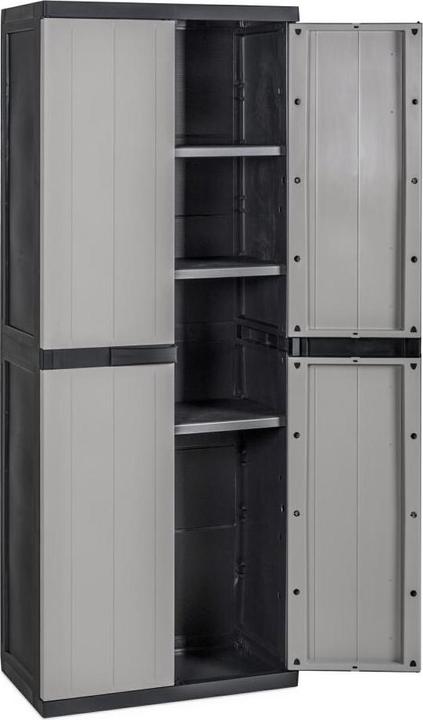 Produktbild Toomax Schrank Bios midi 65 x 165 cm Schwarz/Warmgrau (65 cm, 165 cm)