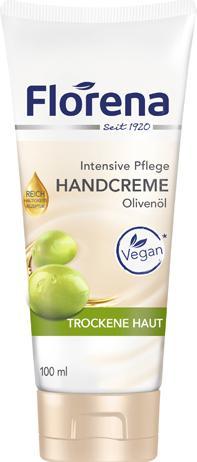 Productafbeelding Florena Handcrème 100ml tube olijfolie (100 ml)