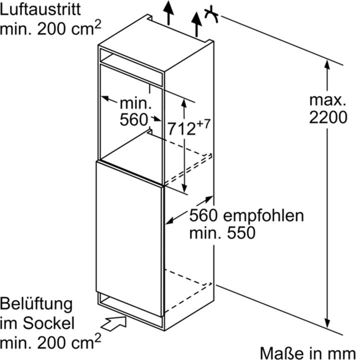 Produktbild Bosch Hausgeräte GIV11AFE0 (Einbau, 72 l)