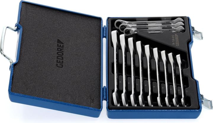 Immagine prodotto Gedore 7 R-012 Set di chiavi con cricchetto ad anello 12 pezzi 8-19 mm (8 mm, 9 mm, 10 mm, 11 mm, 12 mm, 13 mm, 14 mm, 15 mm, 16 mm)