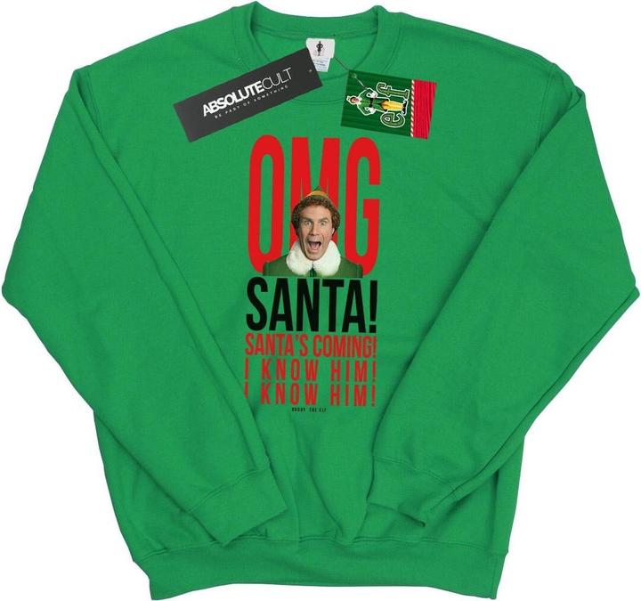 Image du produit Elf - Sweat OMG SANTA KNOW HIM - Homme (S)