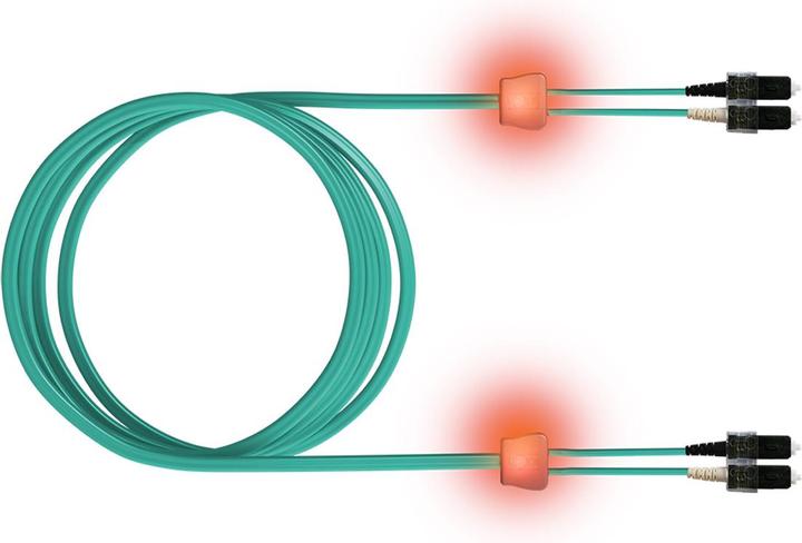 Actual product image Sacon Fiber optic cable (LSOH, CAT7, 2 m)