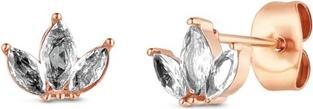 Produktbild Vuch Beautiful Gold-Plated Earrings With Zircons Krystel Rose Gold