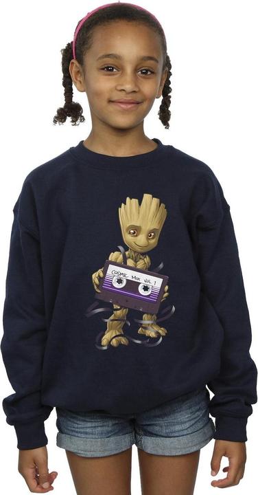 Image du produit - Sweat GUARDIANS OF THE GALAXY GROOT COSMIC TAPE - Fille (116)