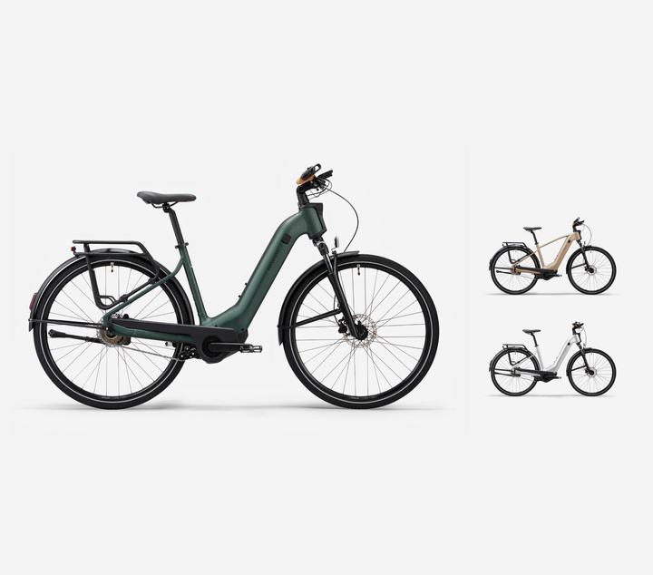 Image du produit Rockrider E-Bike Vélo de randonnée 28 pouces E-ACTV 900 boîte automatique accès bas - gris