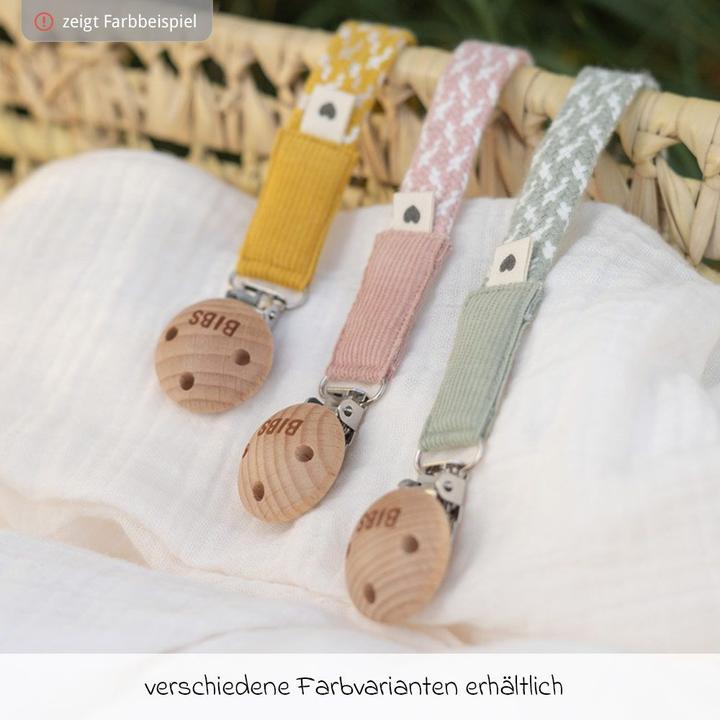 Image du produit Bibs Attache-sucette tressée, Sage/ Ivory (1 x)
