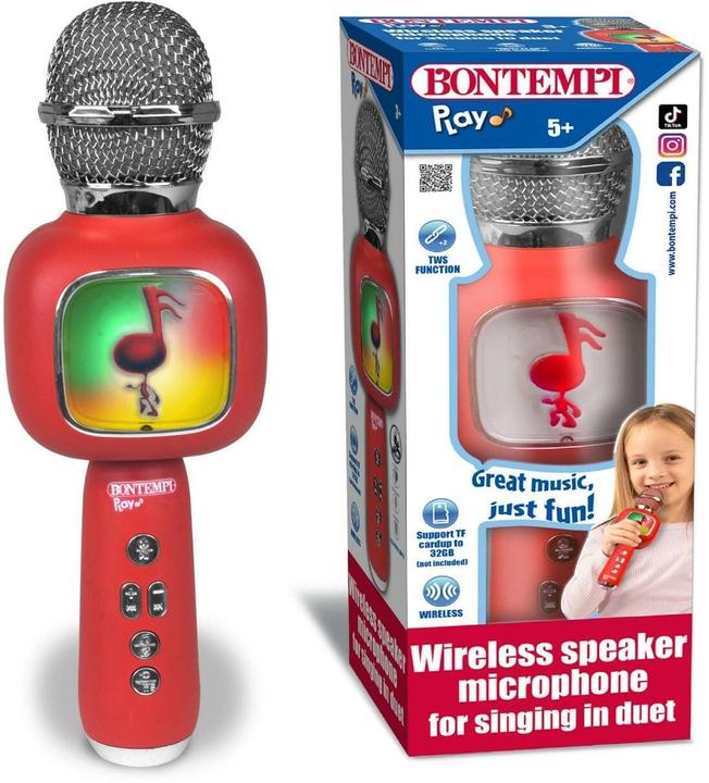 Image du produit Bontempi Micro karaoké rouge