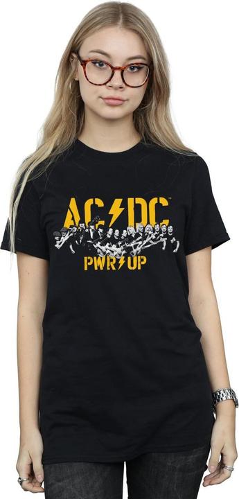 Immagine prodotto AC/DC Maglietta PWR UP Portrait Motion in cotone Boyfriend donna/donna (L)