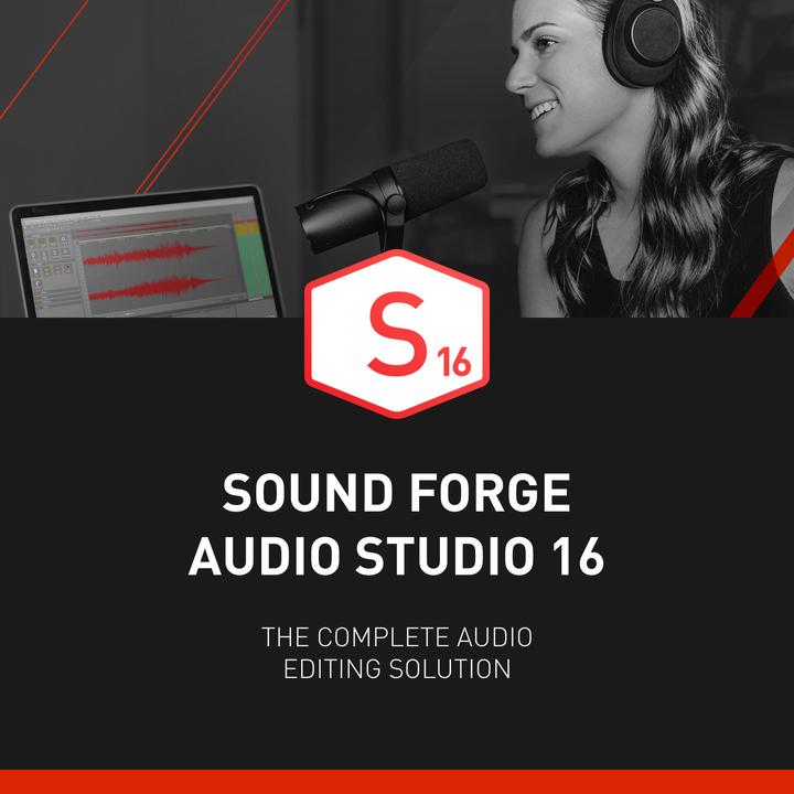 Actual product image Magix SOUND FORGE Audio Studio 16 Download Code (1 User, 1 Devices/Users, unlimited)