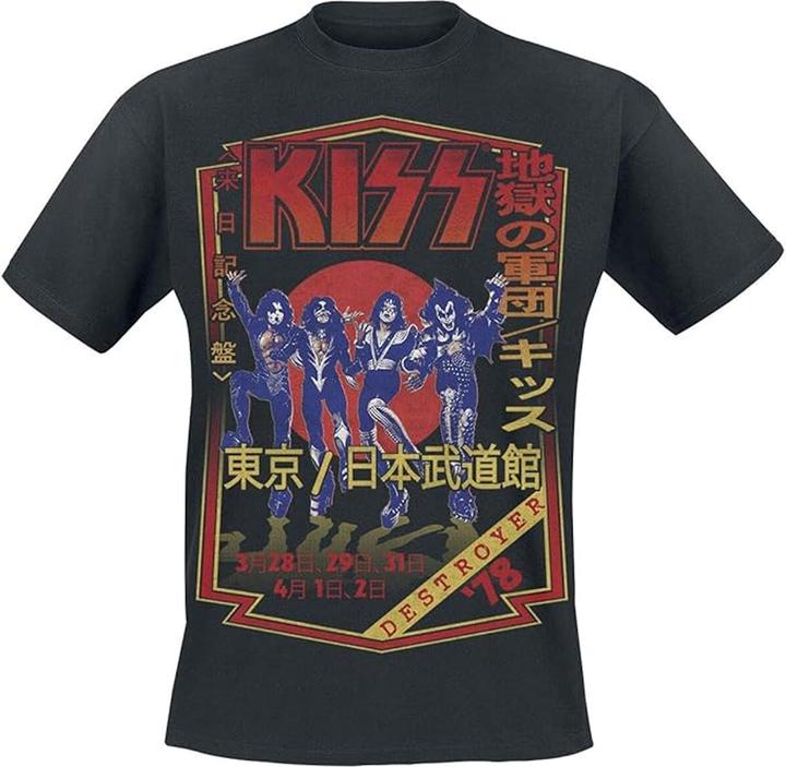Actual product image KISS Unisex Adult Destroyer Tour 78 T-Shirt (M)