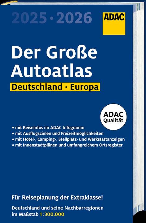 Energie-Label ADAC AutoAtlas Deutschld.Eur. 2025/2