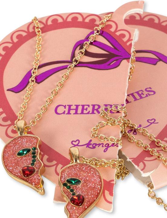 Produktbild Konges Slojd Bestie Halskette Cherry (30 % Eisen, 3 % Beschichtung (Kupfer + Zinn), 30 % Polyresin, 37 % Zink)