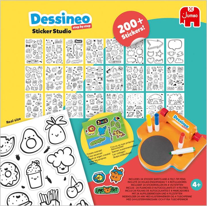 Actual product image Jumbo Dessineo Stickers Studio