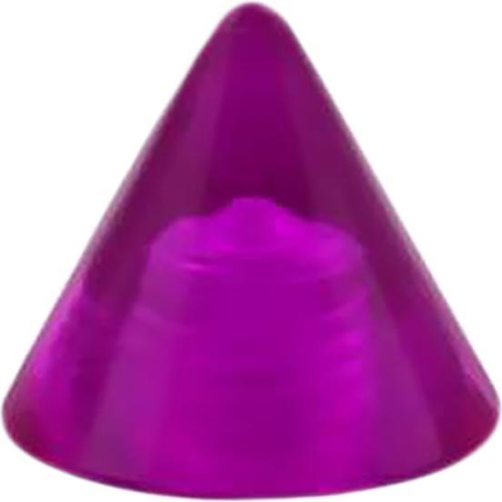 Star Piercing Micro Cone violett transparent (Acryl, ohne Messing)