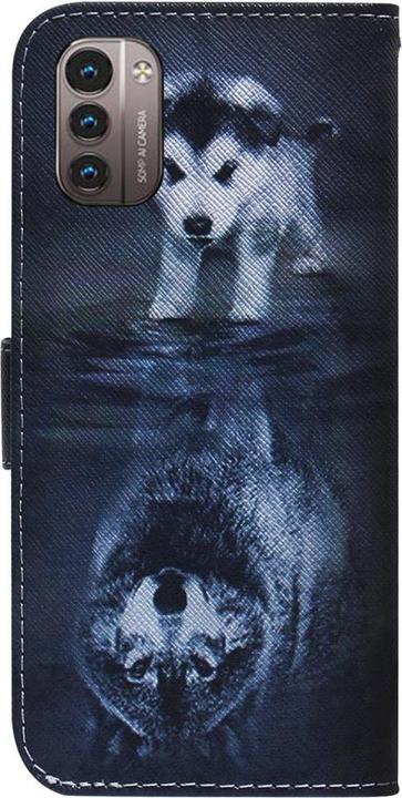 Produktbild Cover-Discount Nokia G11 / G21 - Leder Hülle Wolf (Nokia G21)