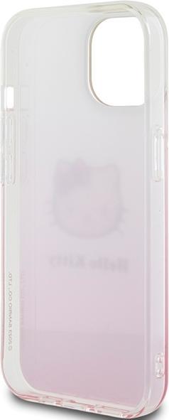 Immagine prodotto Hello Kitty HKHCP15SHDGKEP iPhone 15 6.1 różowy/rosa custodia rigida IML Gradient Electrop Kitty Head (Apple iPhone 15)