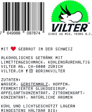 Produktbild Vilter Juicy Lime Kiste / (24 x 33 cl)