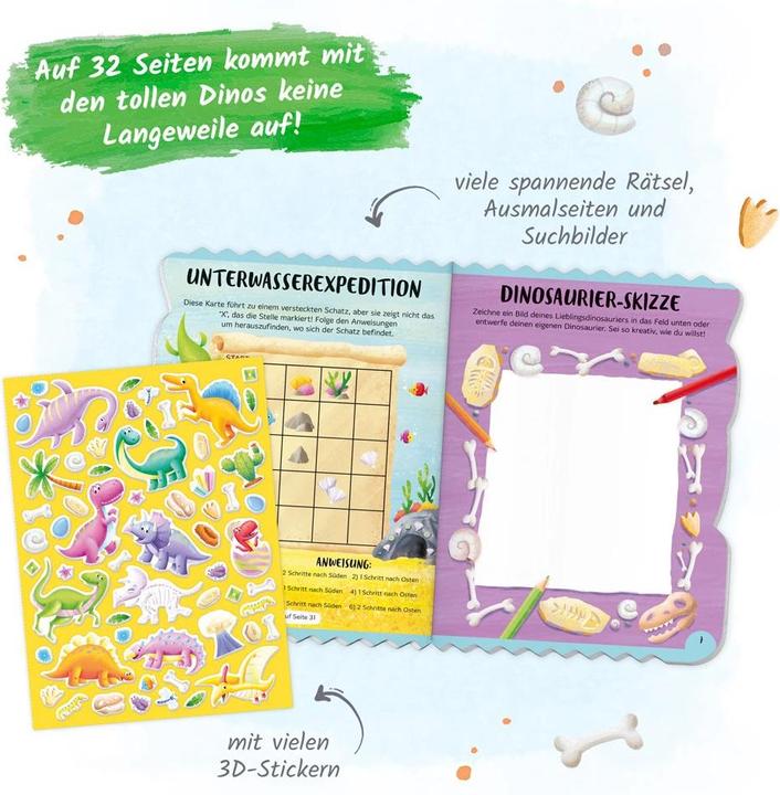 Actual product image Activity book Colouring book Craft book Dinosaurs
