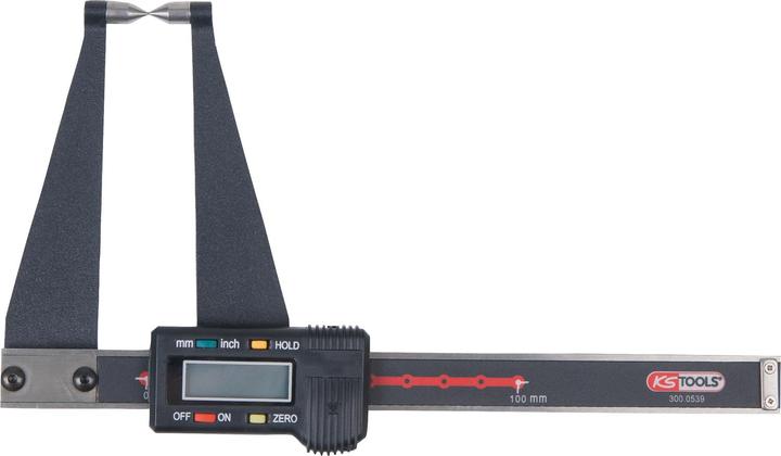 Image du produit KS Tools Jauge numérique de contrôle de disques de frein pour poids lourds, 0-100mm (20.70 cm)