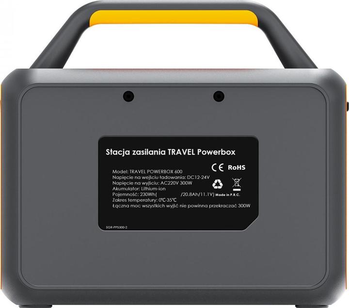 Actual product image Volt Polska Przeno?na stacja zasilania TRAVEL POWERBOX OPTI 600 (230 Wh, 2.75 kg)