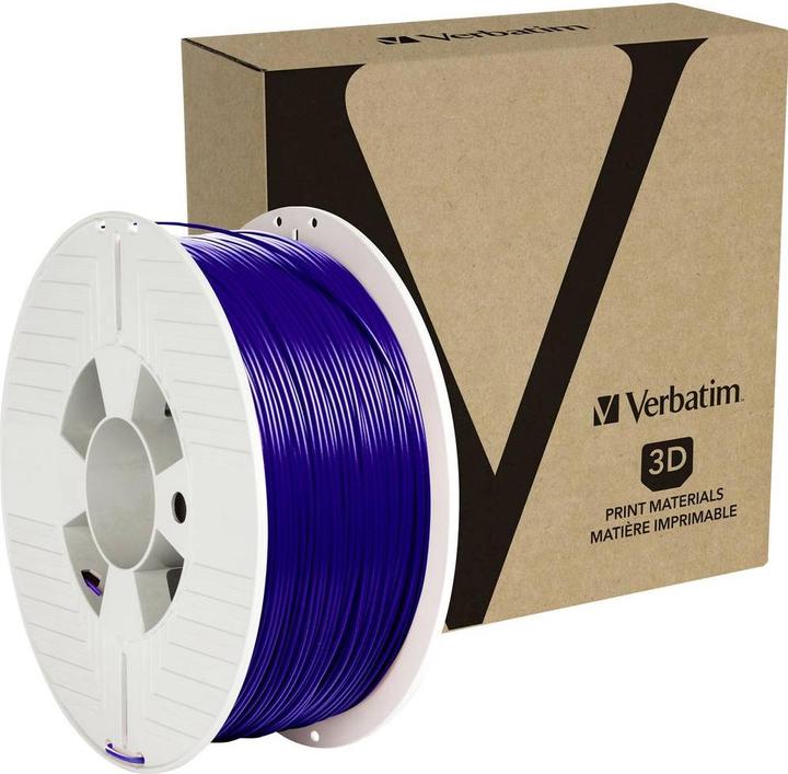 Image du produit Verbatim Bleu, RAL 5002 (PETG, 1.75 mm, 1000 g, Bleu)