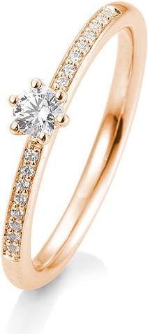 Image du produit Breuning Bague de fiançailles Pavé (49, Or 585/14 K)