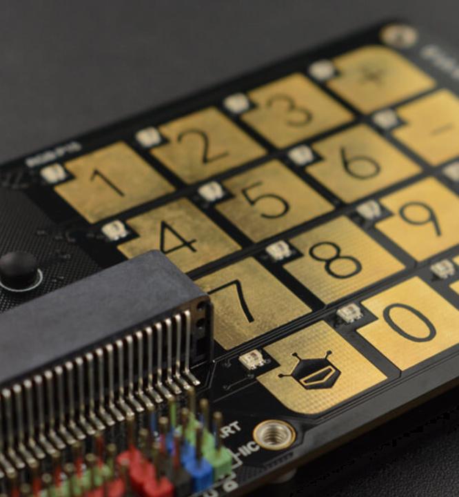 Actual product image DFRobot Micro:Touch numeric keypad for Micro:bit