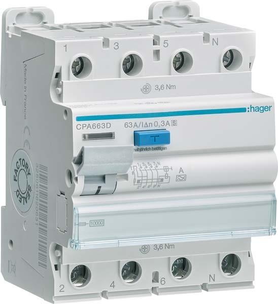 Actual product image Hager CPA663D