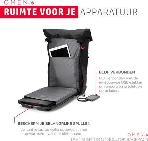 Produktbild HP Omen Transceptor Rolltop