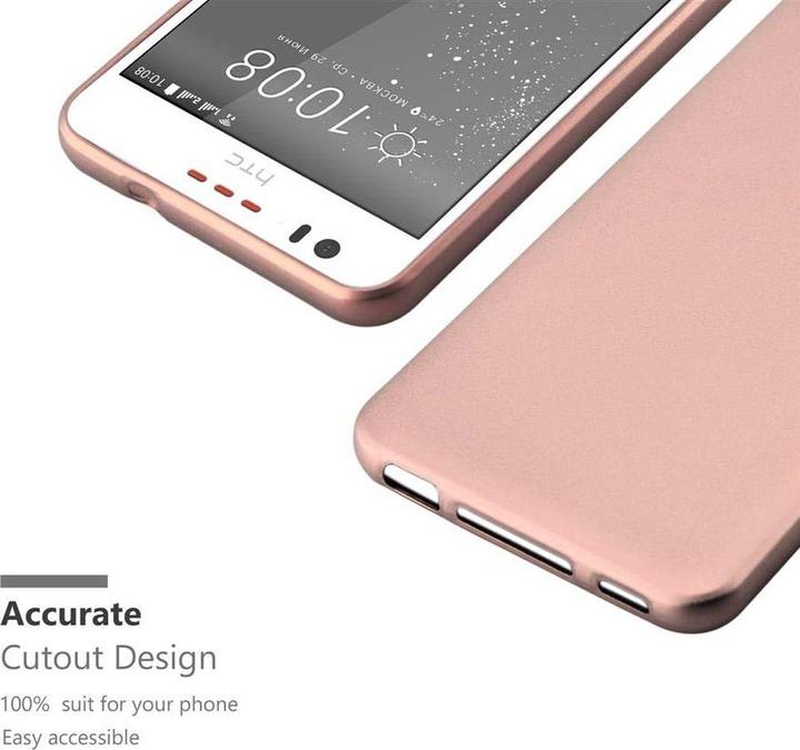 Actual product image Cadorabo TPU Matt Metallic Cover (HTC Desire 10 Lifestyle, HTC Desire 825)