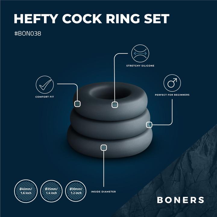 Produktbild Boners GroÃes PenisringSet (4 cm)